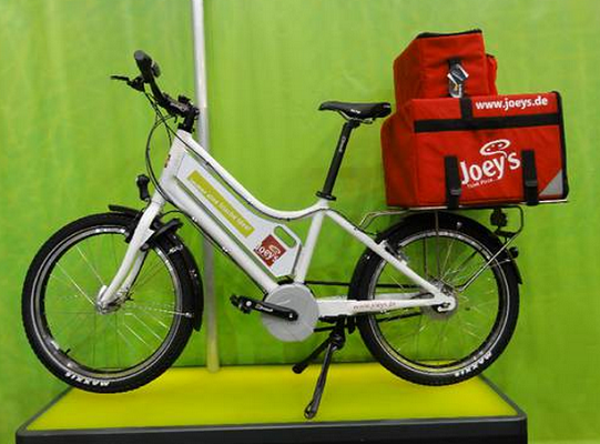 Hamburg livraison pizza en vélo à assistance électrique
